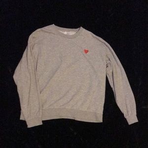 H&M XL gray sweatshirt